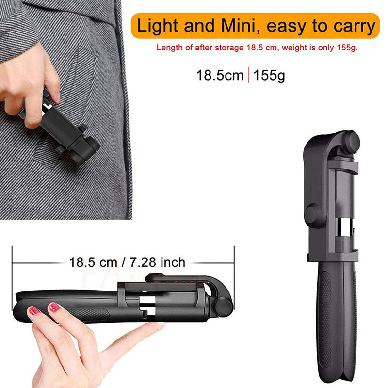 Compatible Tripod Selfie Stick Mobile Universal